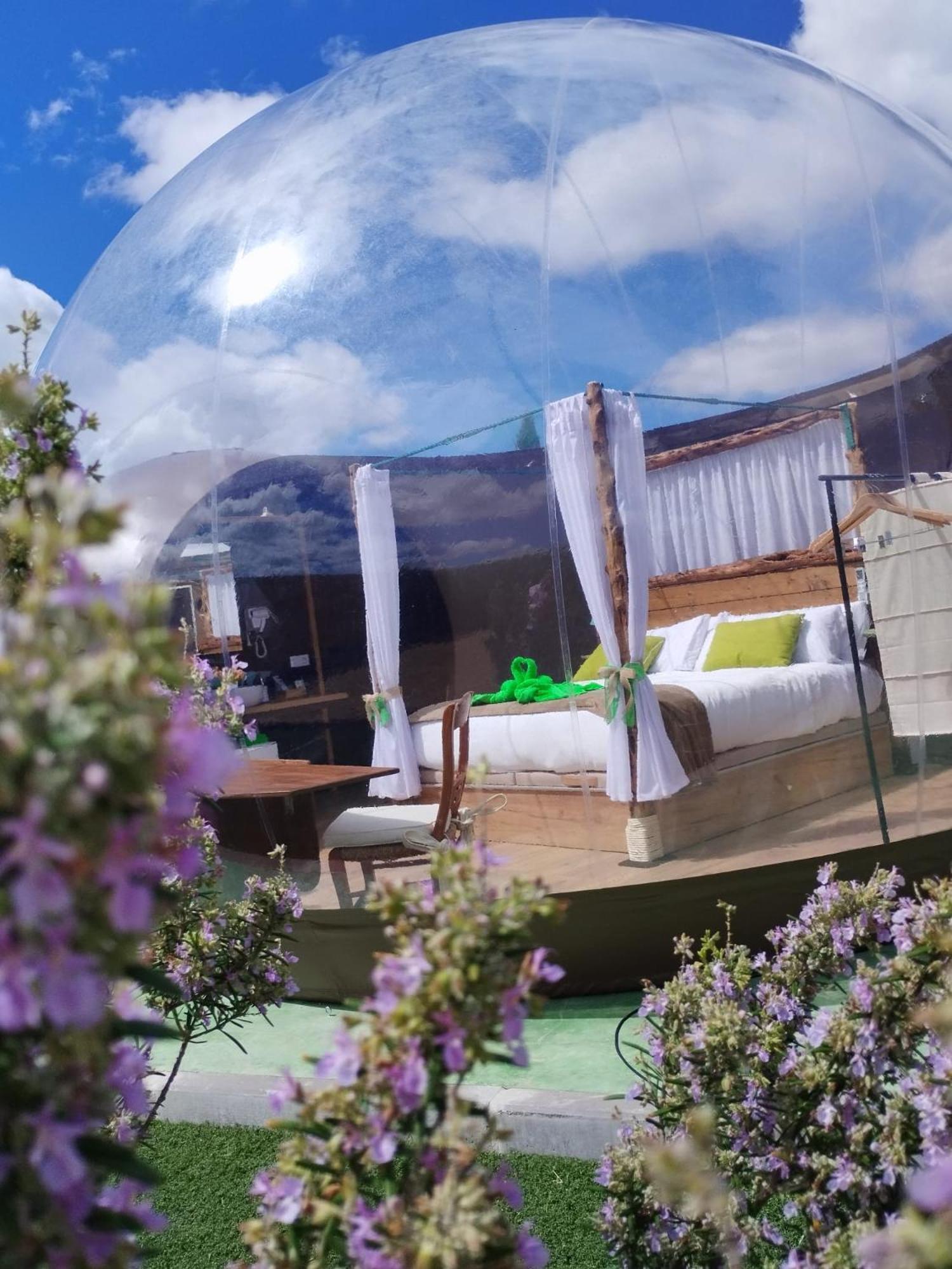 Cosmoveros - Hotel Burbuja Pedraza Eksteriør bilde