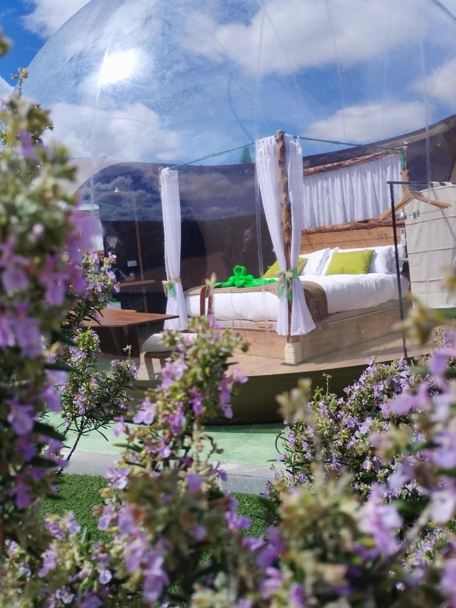 Cosmoveros - Hotel Burbuja Pedraza Eksteriør bilde